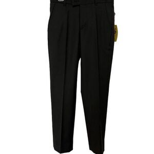 Elegant boys Black Dress Pants Tailored Fit Formal Casual New With Tags 8